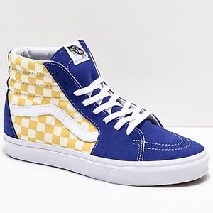 Vans Sk8 Hi Sneaker BMX Checkered Skate Shoe